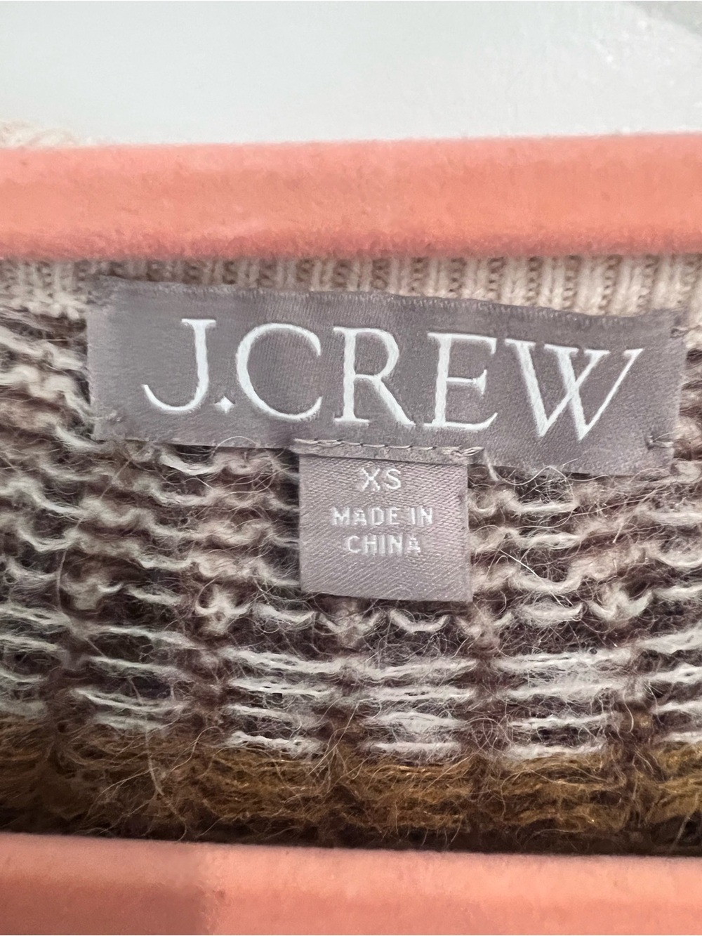 J. Crew Brown and Cream Fair Isle Wool-Blend Cardigan - Picture 6 of 8